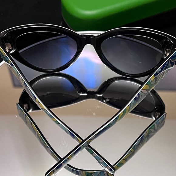 Kate Spade Vibrant Patterned Cat-Eye Sunglasses - Picture 3 of 5